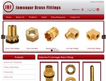 Tablet Screenshot of jamnagar-brass-fittings.com